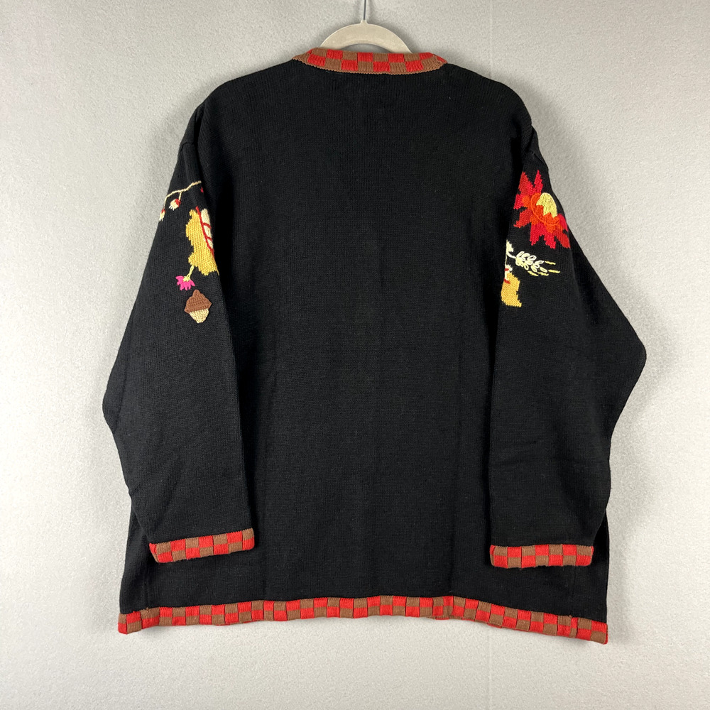 Vintage Storybook Knits Cardigan Sweater Womens 3X 3D Knit Grandmacore Retro NWT - Picture 14 of 16